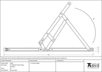 20" SS Defender Friction Hinge - Top hung