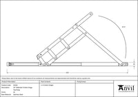 24" SS Defender Friction Hinge - Top hung