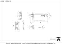 4" Heavy Duty Tubular Deadbolt