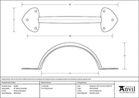 8" Gothic D Handle