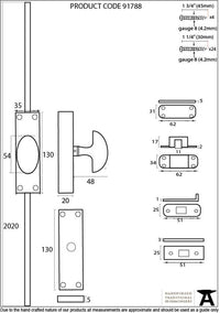 Knob for Cremone Bolt