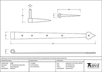 Band & Spike Hinge (pair)