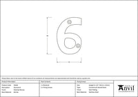 Polished Bronze Numeral