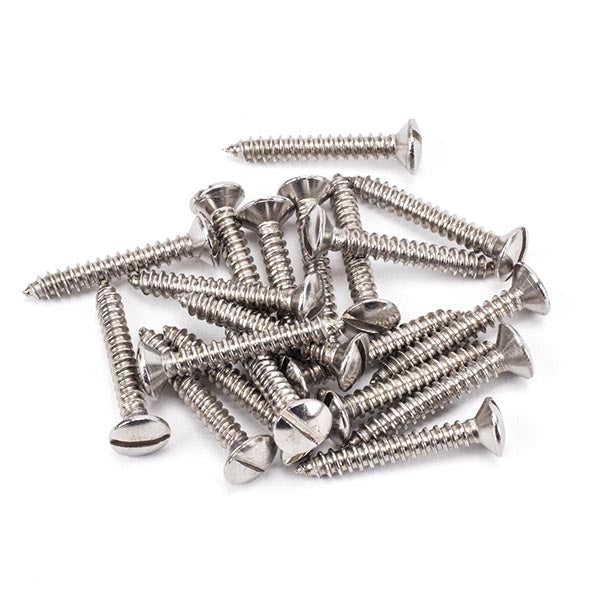 6 x 1" Countersunk Raised Head Screws (25)