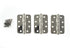Atlantic Radius Corner Ball Bearing Hinges 4" X 3" X 3mm set of 3