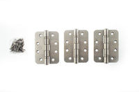 Atlantic Radius Corner Ball Bearing Hinges 4" X 3" X 3mm set of 3