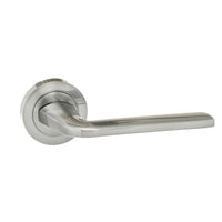 Eco Surf Aluminium Lever Door Handle on Round Rose