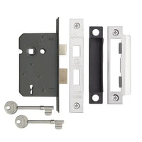 Eclipse 63mm 3 Lever Mortice Sashlock - CE