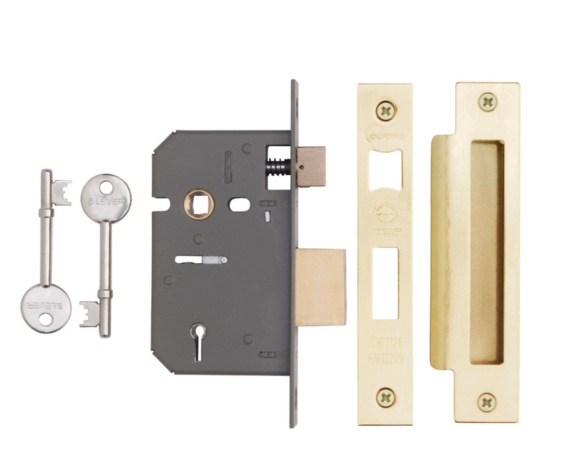 Eclipse 63mm 5 Lever Mortice Sashlock - CE