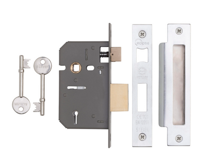 Eclipse 76mm 5 Lever Mortice Sashlock - CE