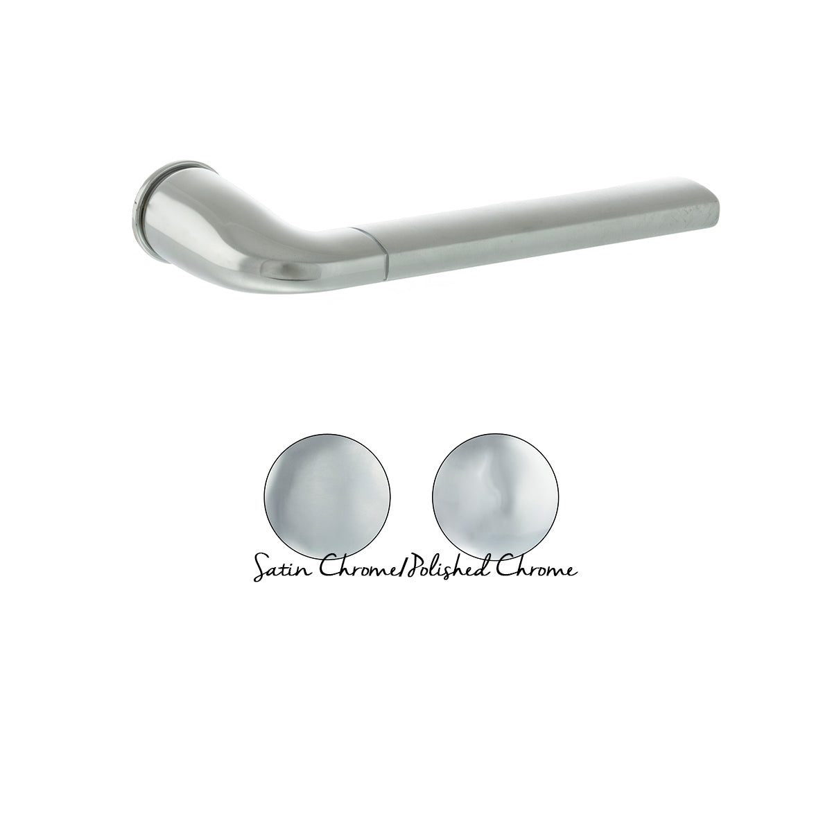 Forme Milly Lever Door Handle on Concealed Round Rose