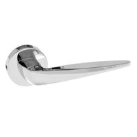 Forme Foglia Lever Door Handle on Minimal Round Rose