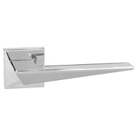 Forme Naxos Lever Door Handle on Minimal Square Rose