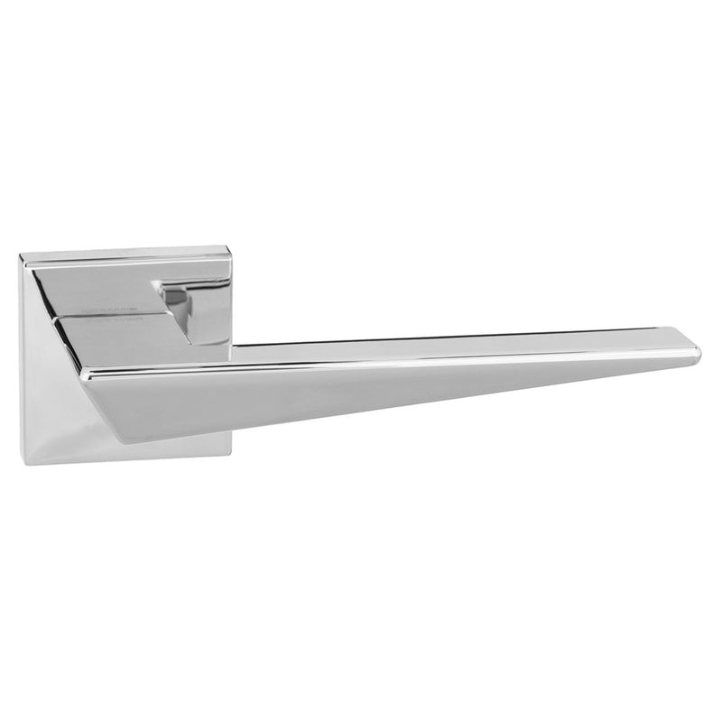 Forme Naxos Lever Door Handle on Minimal Square Rose