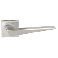 Forme Naxos Lever Door Handle on Minimal Square Rose