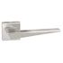 Forme Naxos Lever Door Handle on Minimal Square Rose