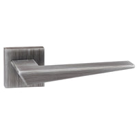 Forme Naxos Lever Door Handle on Minimal Square Rose