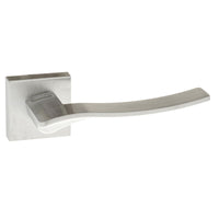 Forme Olimpia Lever Door Handle on Minimal Square Rose