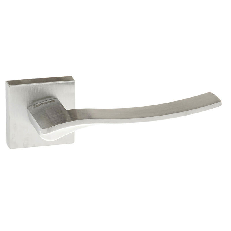 Forme Olimpia Lever Door Handle on Minimal Square Rose