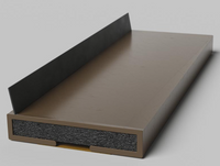 Fire and Smoke Intumescent Seal with Side Fin