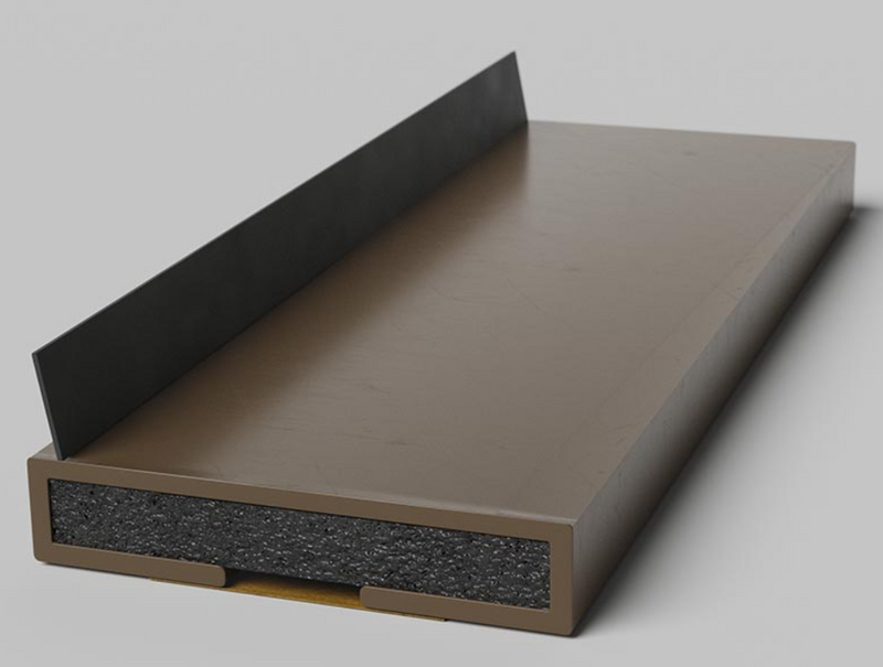 Fire and Smoke Intumescent Seal with Side Fin