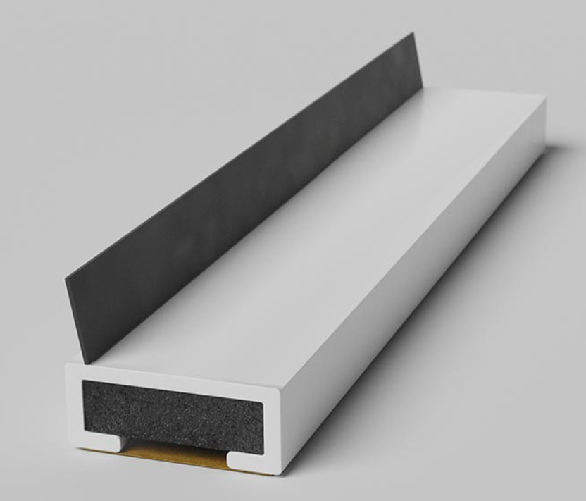 Fire and Smoke Intumescent Seal with Side Fin