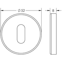 Standard Keyway Escutcheon
