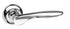 Mediterranean Malta Lever Door Handle on Round "C" Rose