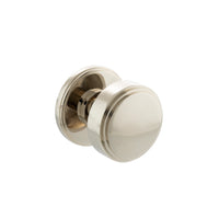 Millhouse Brass Boulton Solid Brass Stepped Mortice Knob on Concealed Fix Rose