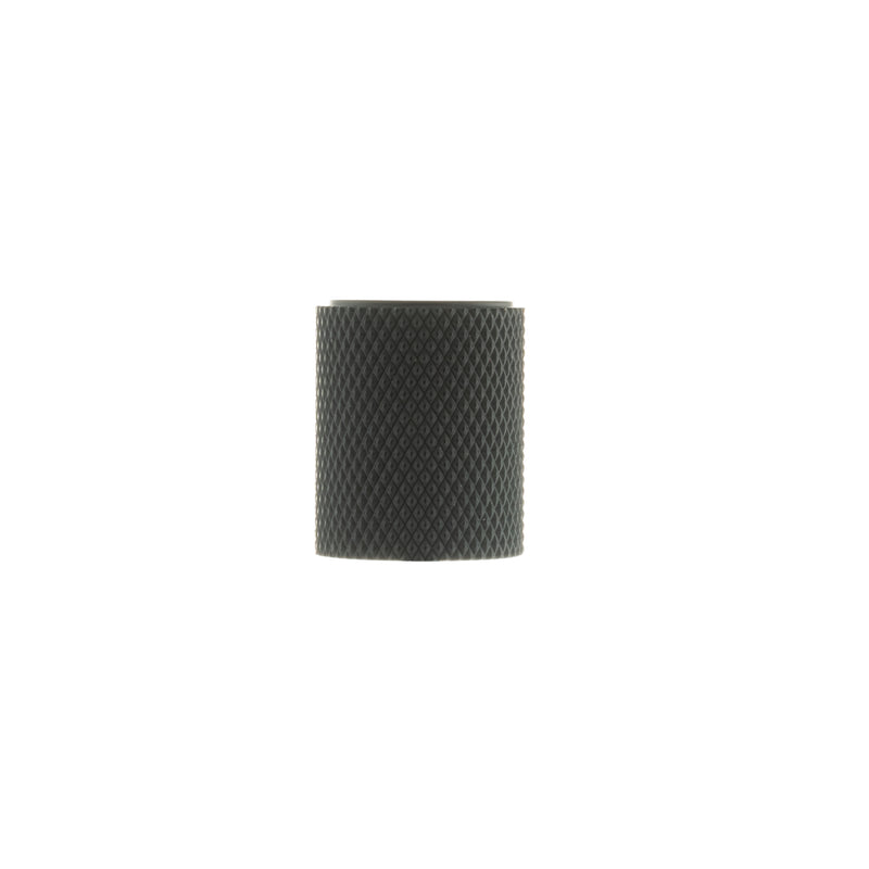 Millhouse Brass Watson Cylinder Knurled Cabinet Knob on Concealed Fix