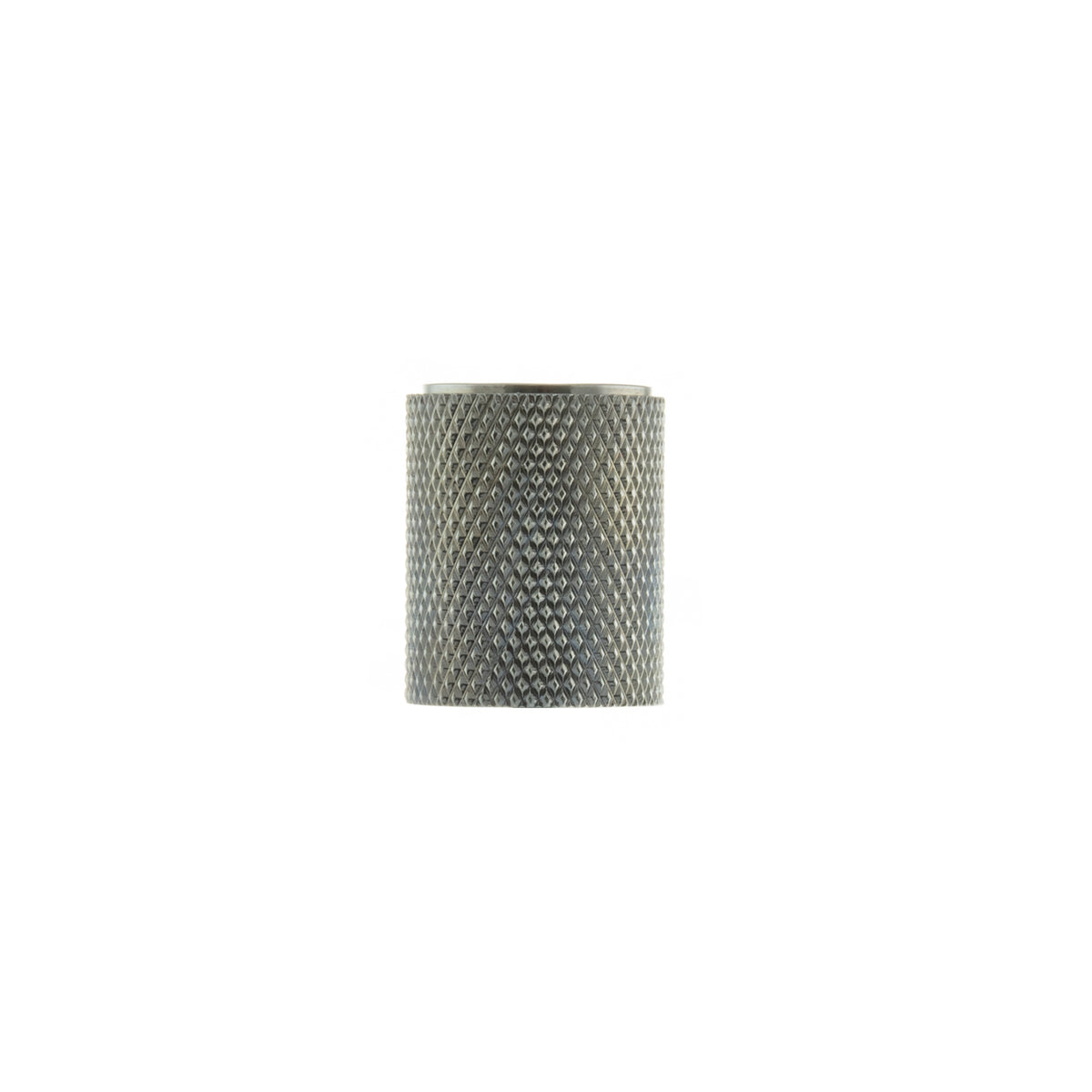 Millhouse Brass Watson Cylinder Knurled Cabinet Knob on Concealed Fix