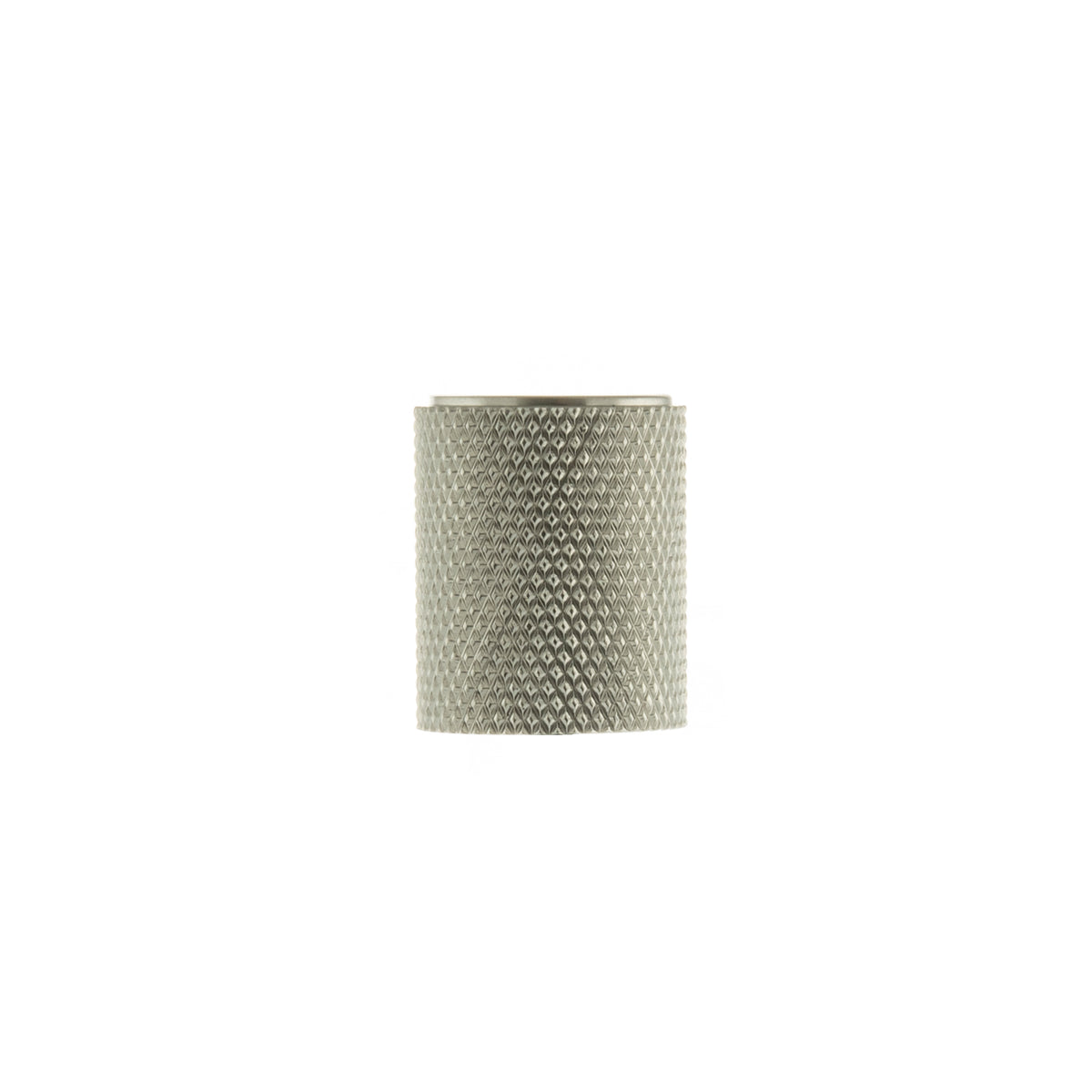 Millhouse Brass Watson Cylinder Knurled Cabinet Knob on Concealed Fix