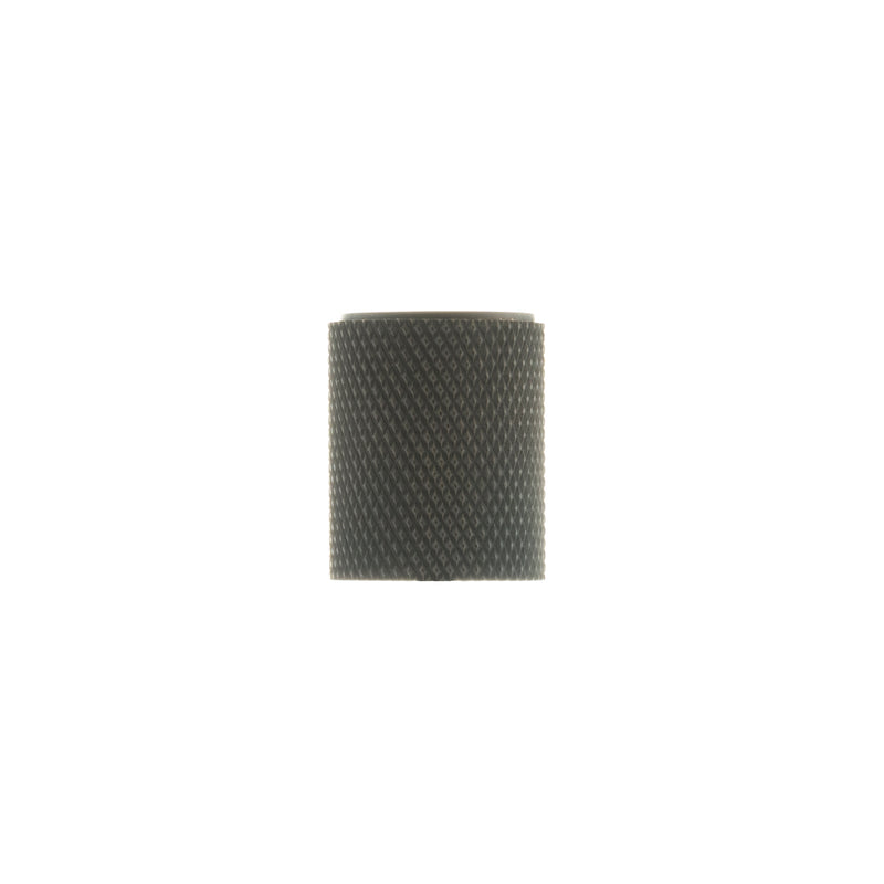 Millhouse Brass Watson Cylinder Knurled Cabinet Knob on Concealed Fix