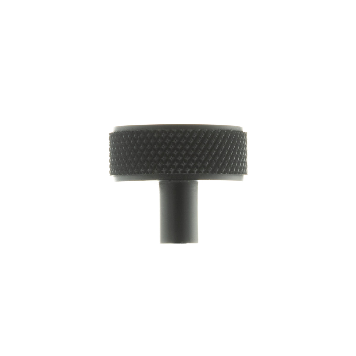 Millhouse Brass Hargreaves Disc Knurled Cabinet Knob on Concealed Fix