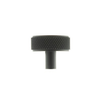Millhouse Brass Hargreaves Disc Knurled Cabinet Knob on Concealed Fix
