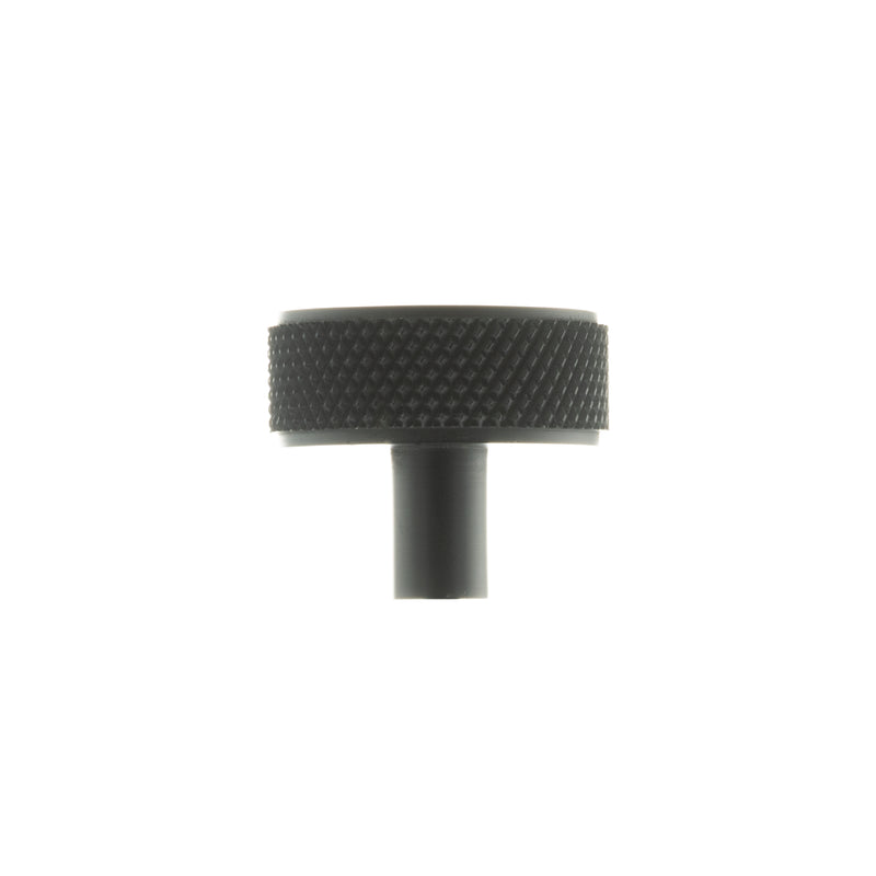 Millhouse Brass Hargreaves Disc Knurled Cabinet Knob on Concealed Fix