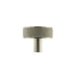 Millhouse Brass Hargreaves Disc Knurled Cabinet Knob on Concealed Fix
