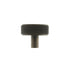 Millhouse Brass Hargreaves Disc Knurled Cabinet Knob on Concealed Fix