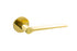 Millhouse Brass Brindley Lever Door Handle on 5mm Slimline Round Rose