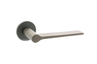 Millhouse Brass Brindley Lever Door Handle on 5mm Slimline Round Rose