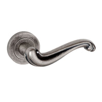 Old English Colchester Lever Door Handle on Round Rose