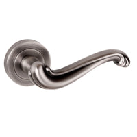 Old English Colchester Lever Door Handle on Round Rose