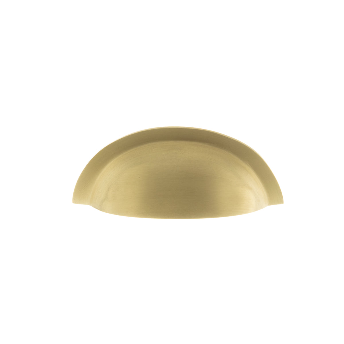 Old English Winchester Solid Brass Cabinet Cup Pull on Concealed Fix
