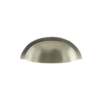 Old English Winchester Solid Brass Cabinet Cup Pull on Concealed Fix