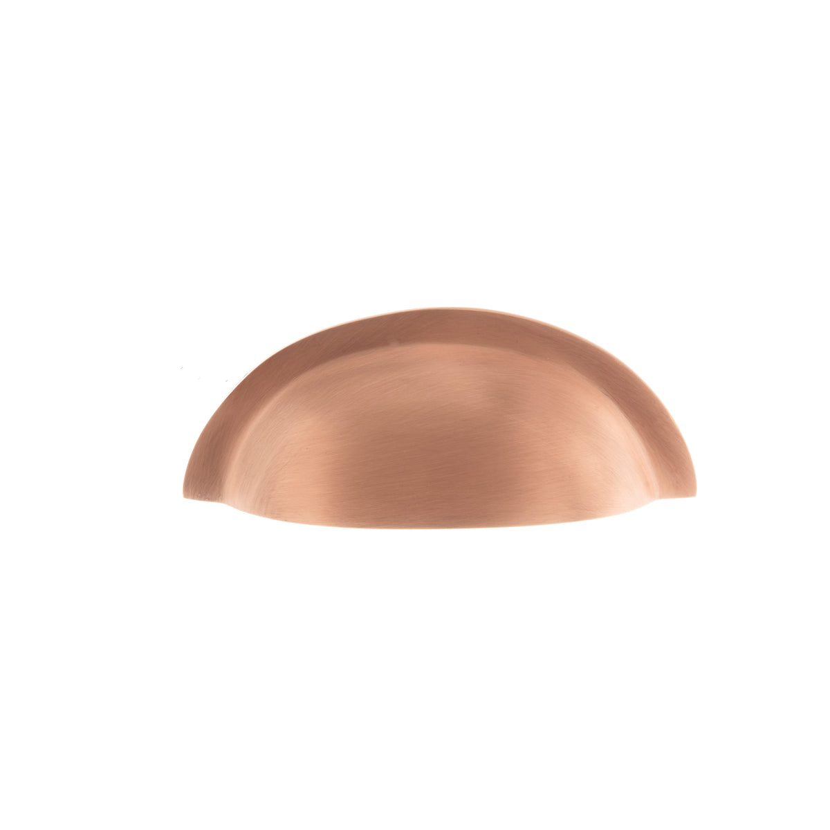 Old English Winchester Solid Brass Cabinet Cup Pull on Concealed Fix