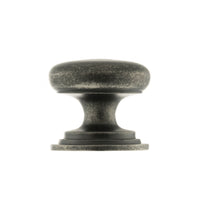 Old English Lincoln Solid Brass Victorian Knob 38mm on Concealed Fix