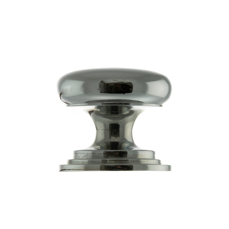 Old English Lincoln Solid Brass Victorian Knob 38mm on Concealed Fix