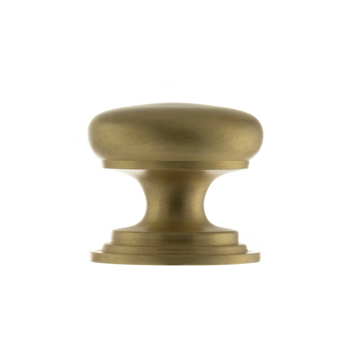Old English Lincoln Solid Brass Victorian Knob 38mm on Concealed Fix