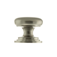 Old English Lincoln Solid Brass Victorian Knob 38mm on Concealed Fix
