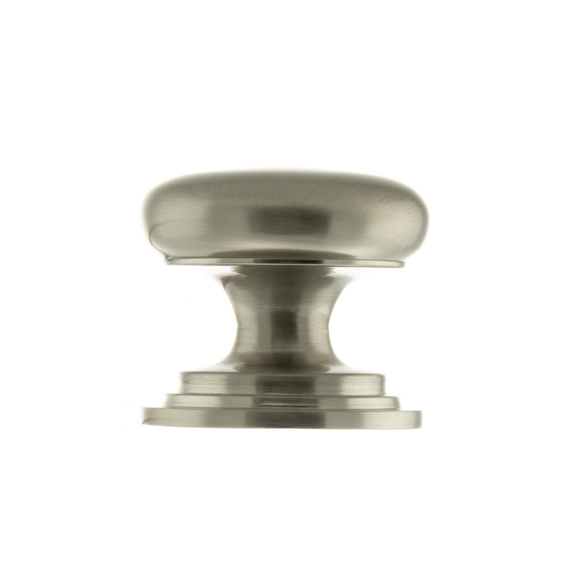 Old English Lincoln Solid Brass Victorian Knob 38mm on Concealed Fix